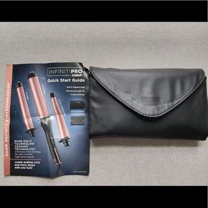 Conair Rose Gold INFINITIPRO Curling Iron Set - used